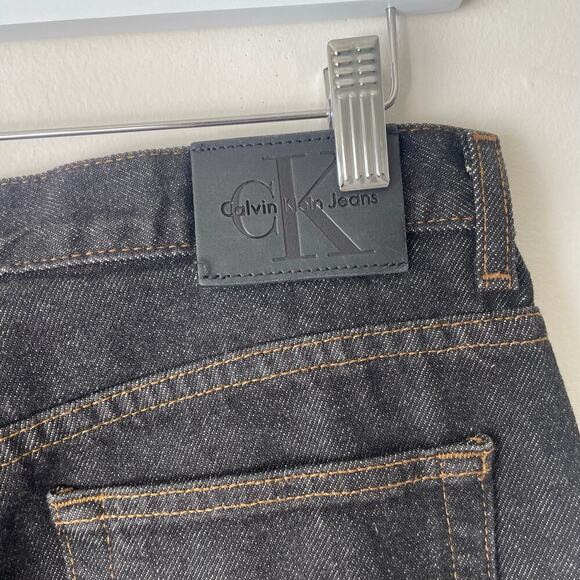 Vintage Calvin Klein Women’s Bootcut Jeans in Black Dark Wash Size 7 - Picture 6 of 7